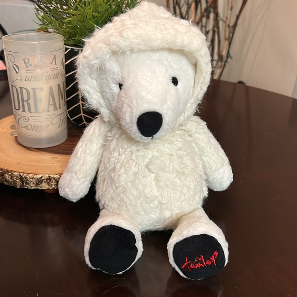 Hamleys White‎ and Black Plush Bear